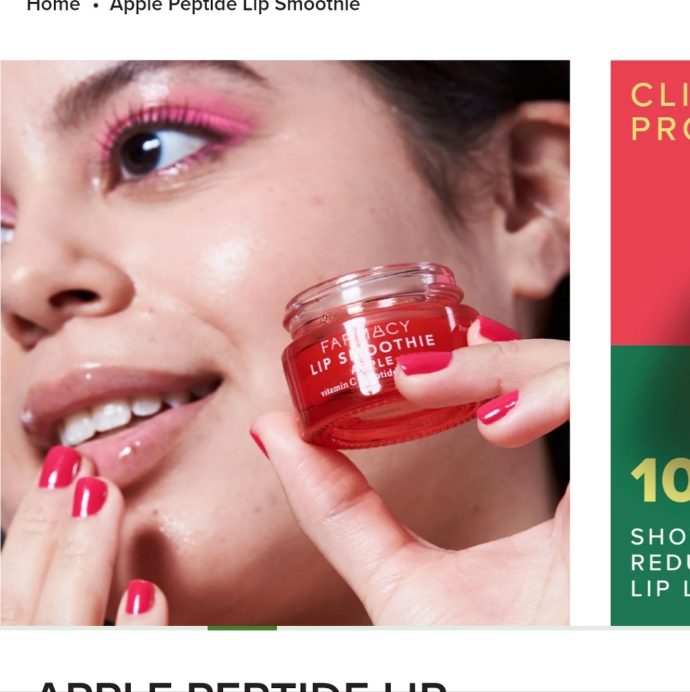 Farmacy apple lip smoothie